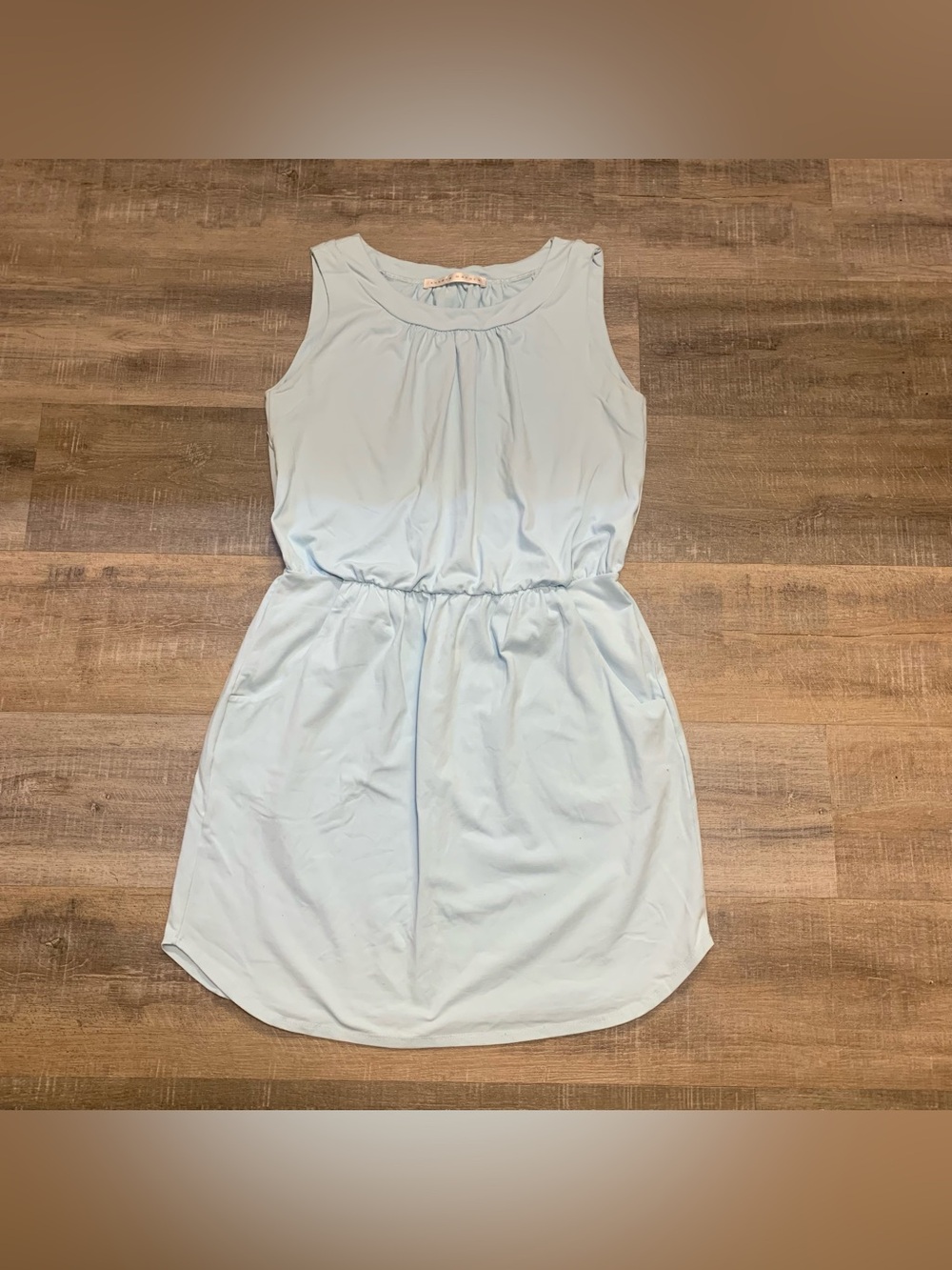 Susana Monaco Blue Athleisure Dress w/Pockets Women’s Large